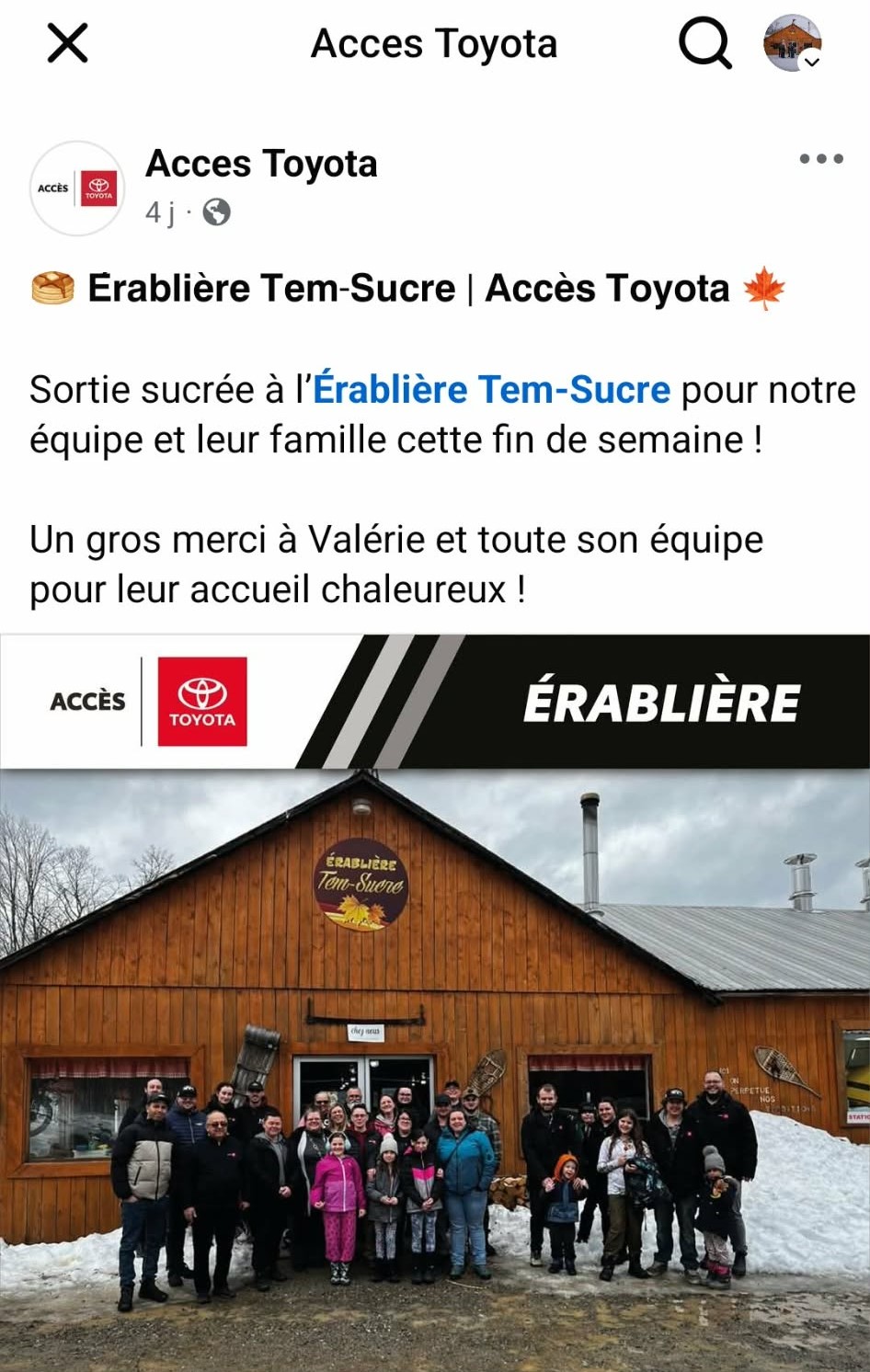 Profitez de l'exp&eacute;rience Tem-Sucre en famille, entre amis ou entre coll&egrave;gues ! Tous les groupes sont bienvenu !